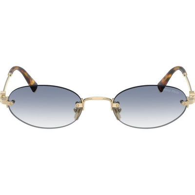 MUA54S, Pale Gold/Light Blue Clear Gradient Lenses