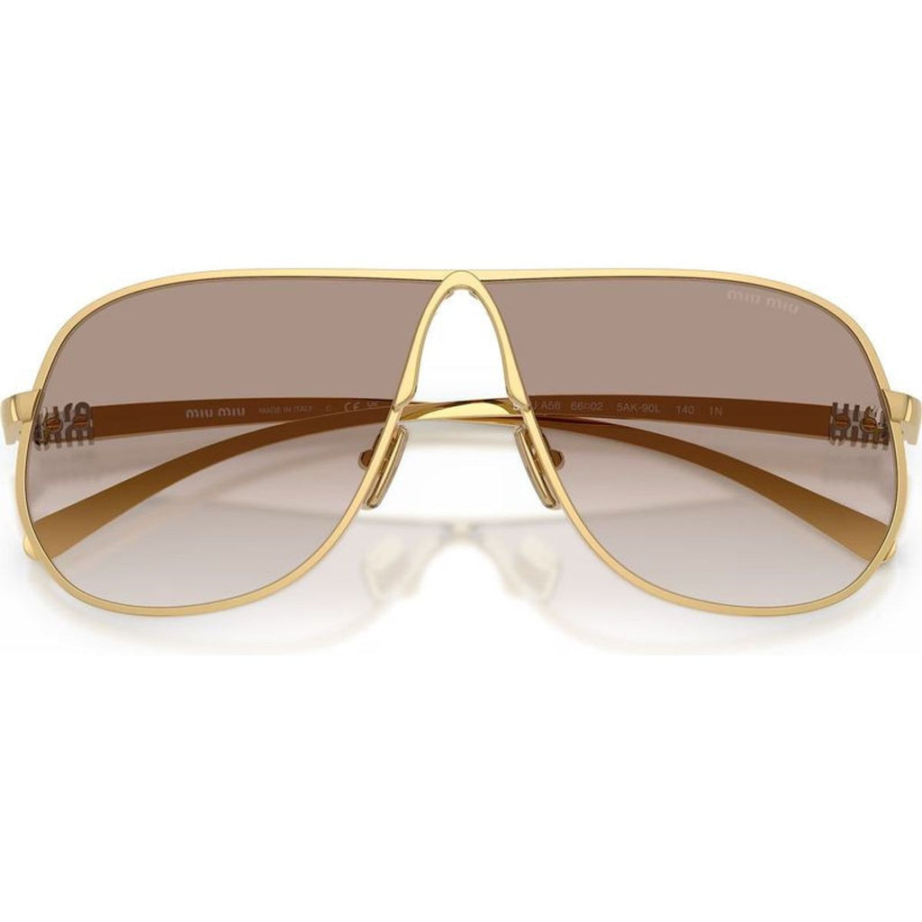 MUA56S, Gold/Brown Clear Gradient Lenses