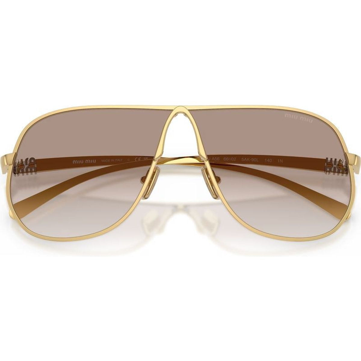 MUA56S, Gold/Brown Clear Gradient Lenses