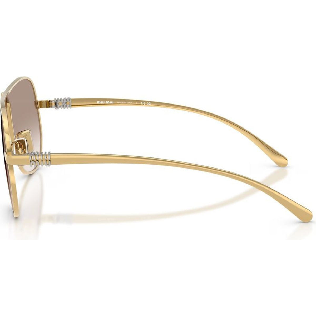MUA56S, Gold/Brown Clear Gradient Lenses