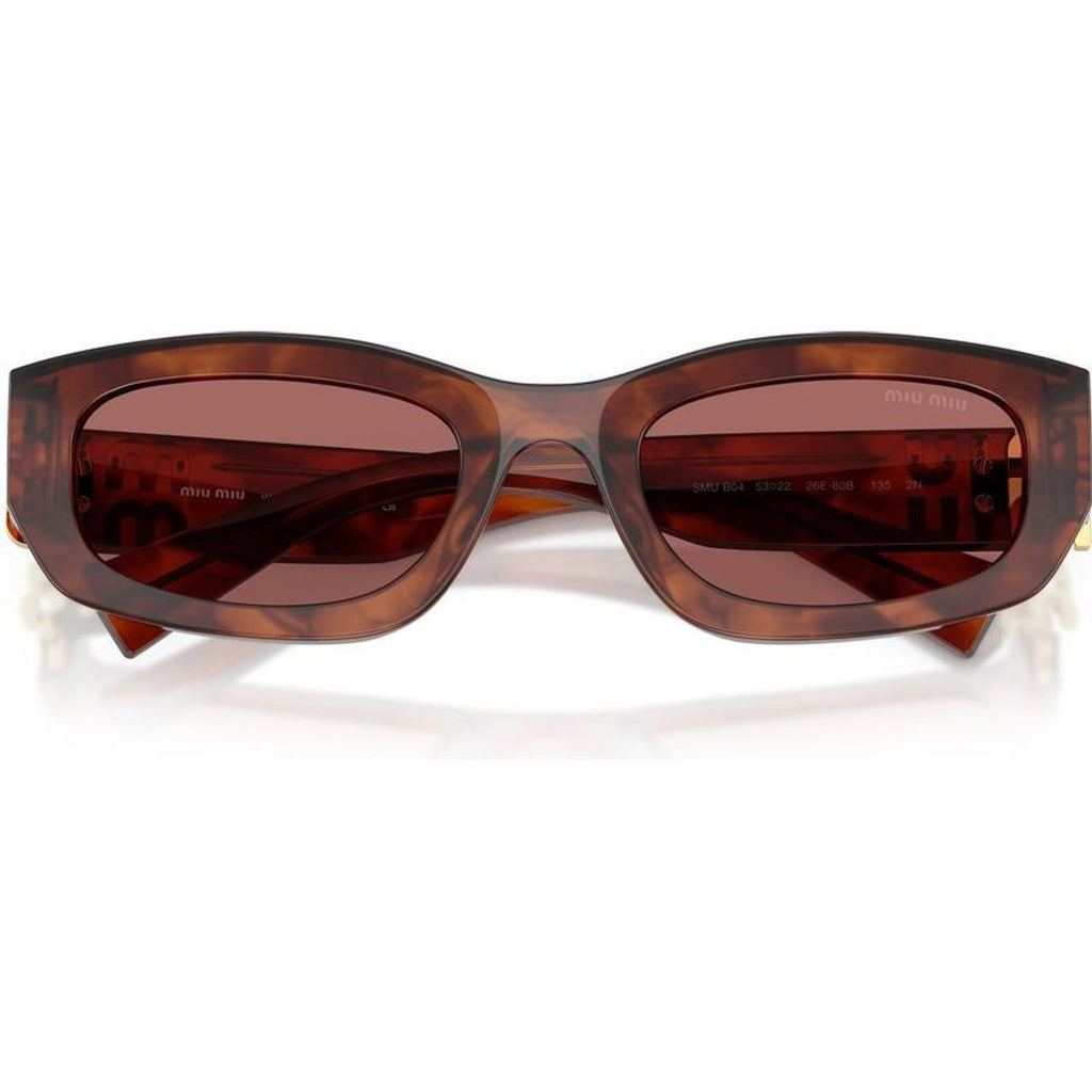 MUB04S, Striped Tobacco/Dark Violet Lenses
