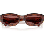 MUB04S, Striped Tobacco/Dark Violet Lenses