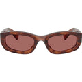 MUB04S, Striped Tobacco/Dark Violet Lenses