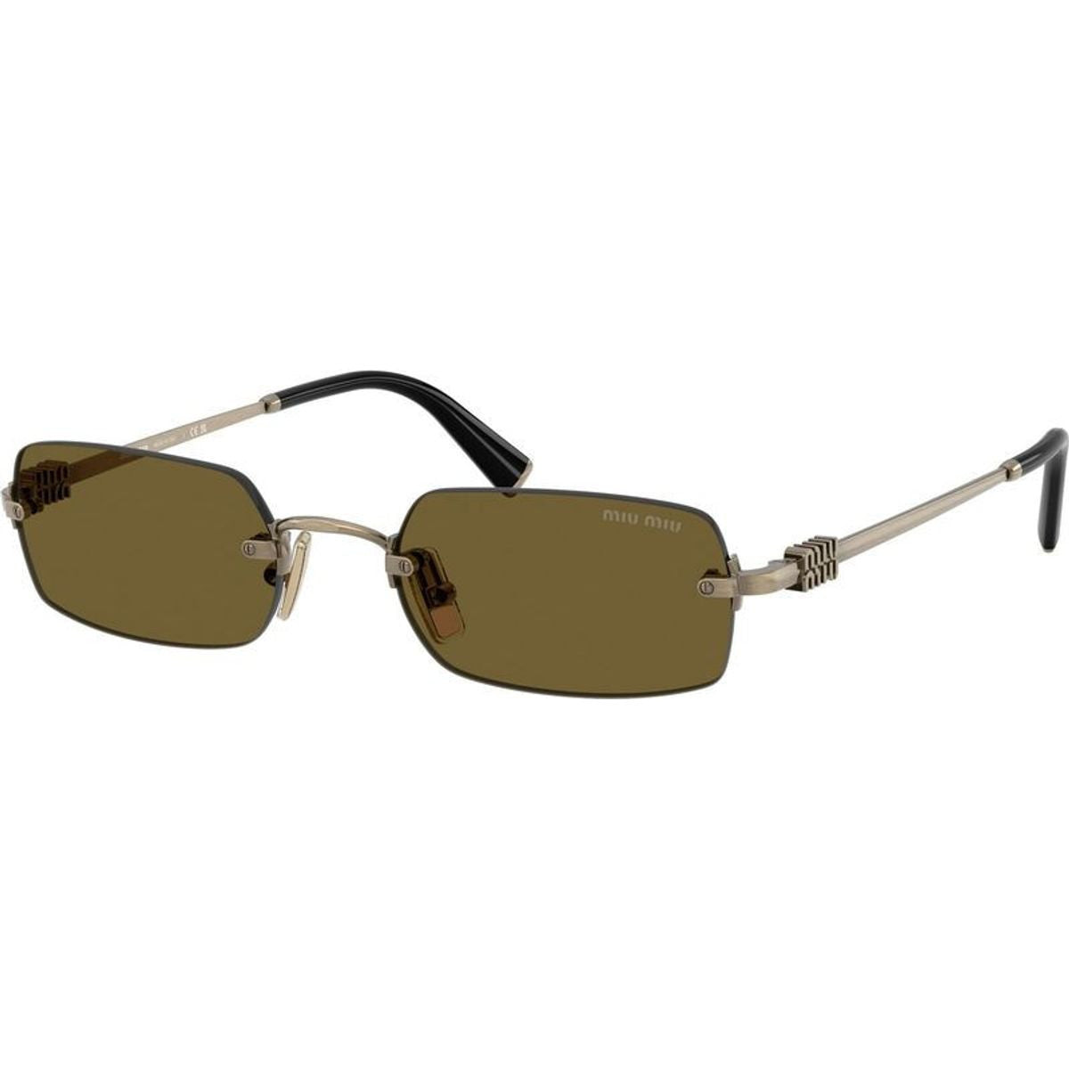 MUB50S, Old Gold/Dark Brown Lenses 52 Eye Size