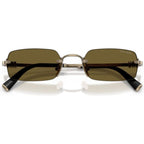 MUB50S, Old Gold/Dark Brown Lenses 52 Eye Size