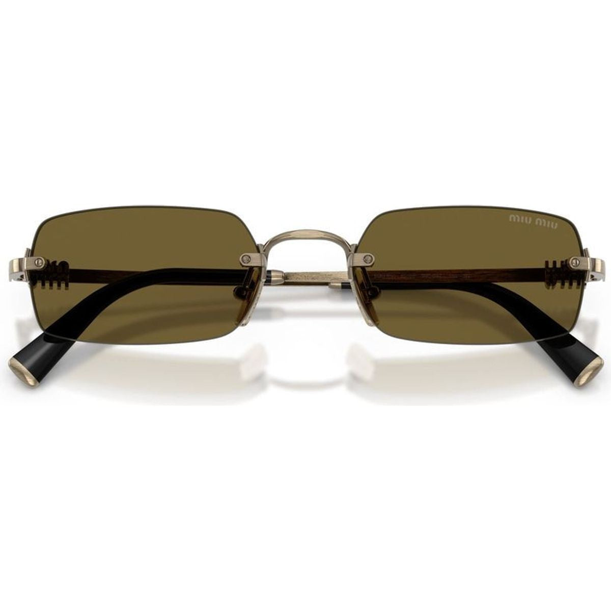MUB50S, Old Gold/Dark Brown Lenses 52 Eye Size