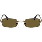 MUB50S, Old Gold/Dark Brown Lenses 52 Eye Size