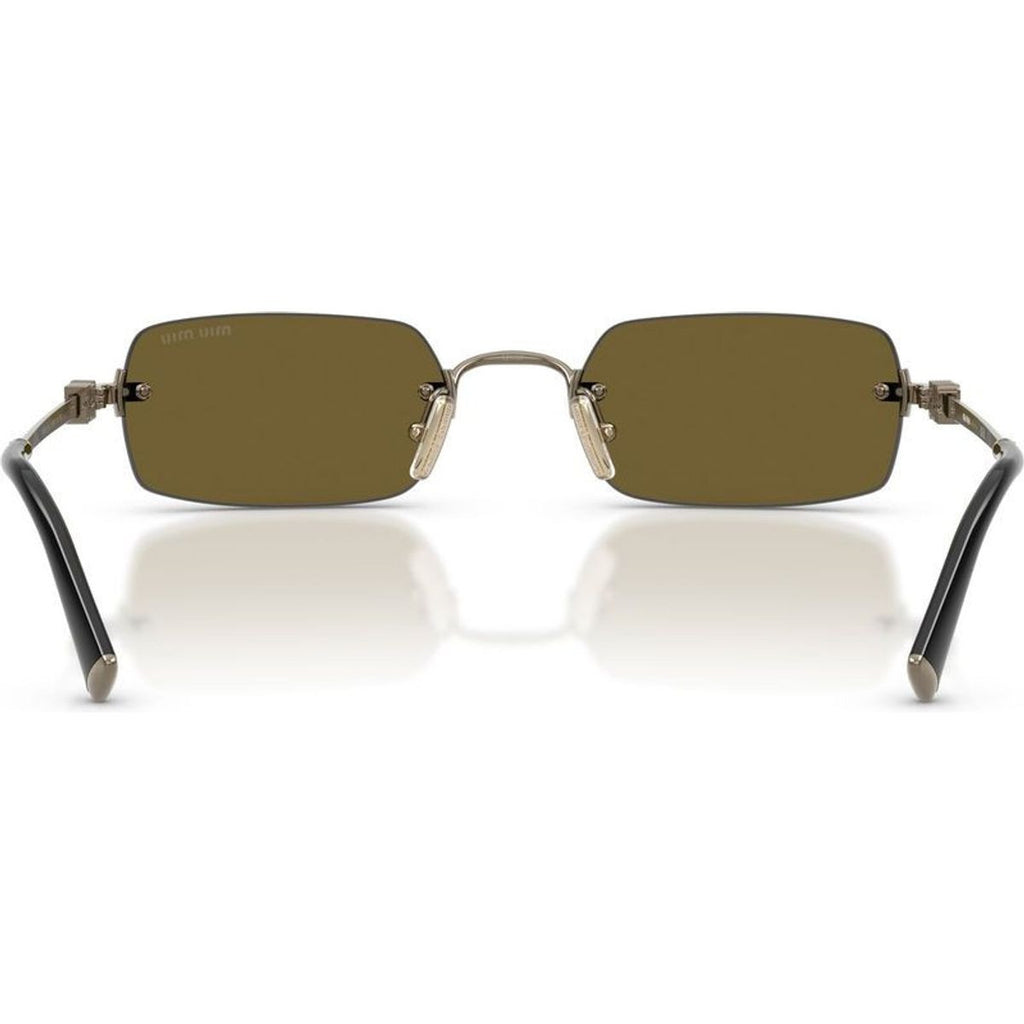 MUB50S, Old Gold/Dark Brown Lenses 52 Eye Size