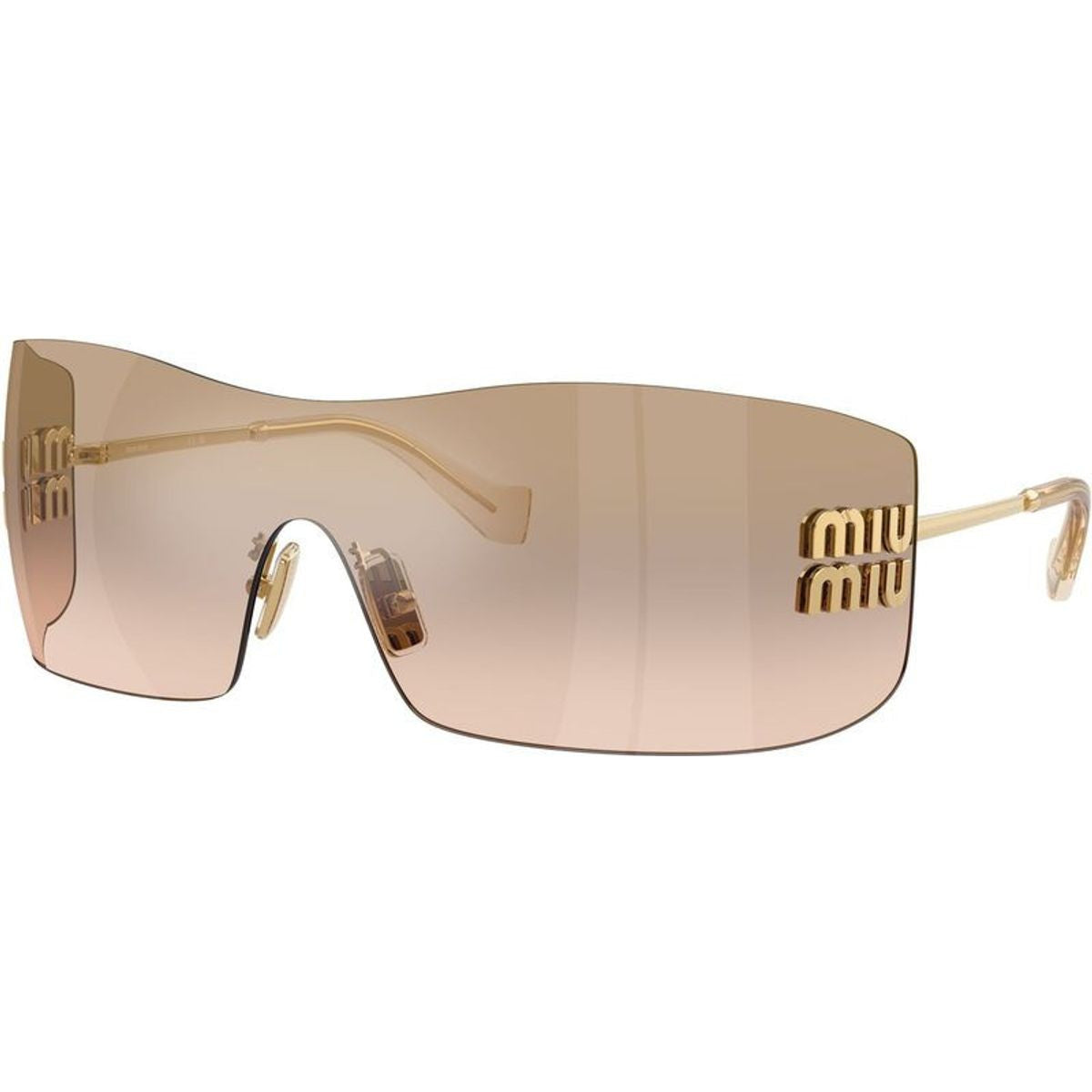 MUB53S, Gold/Light Brown Bronze Mirror Lenses
