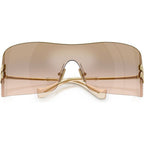 MUB53S, Gold/Light Brown Bronze Mirror Lenses