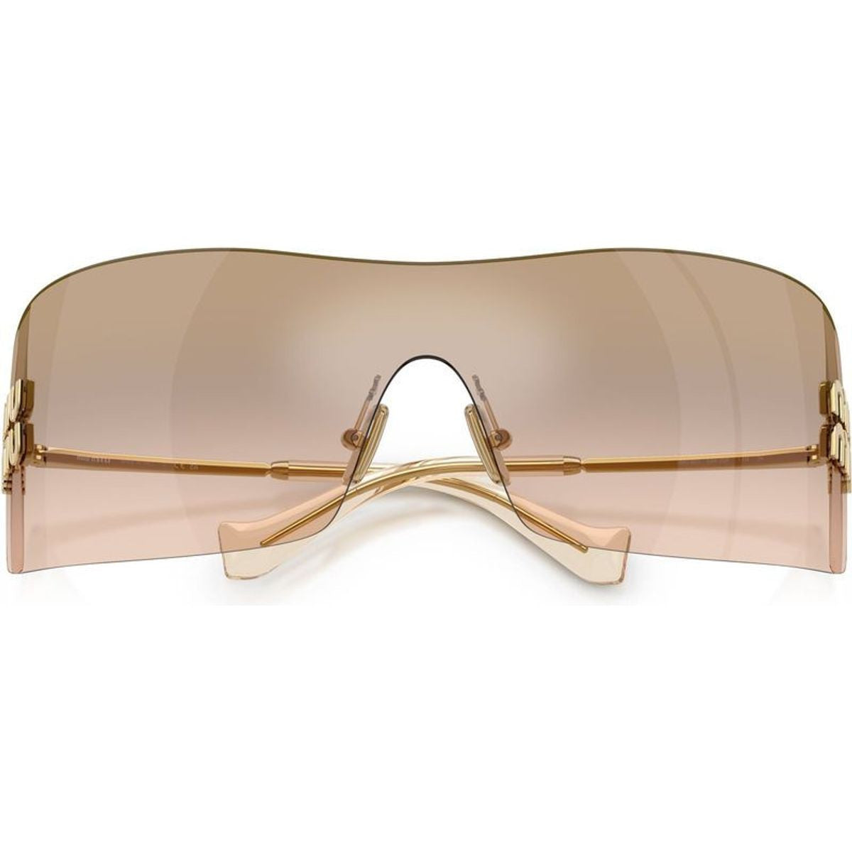 MUB53S, Gold/Light Brown Bronze Mirror Lenses