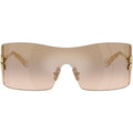 MUB53S, Gold/Light Brown Bronze Mirror Lenses