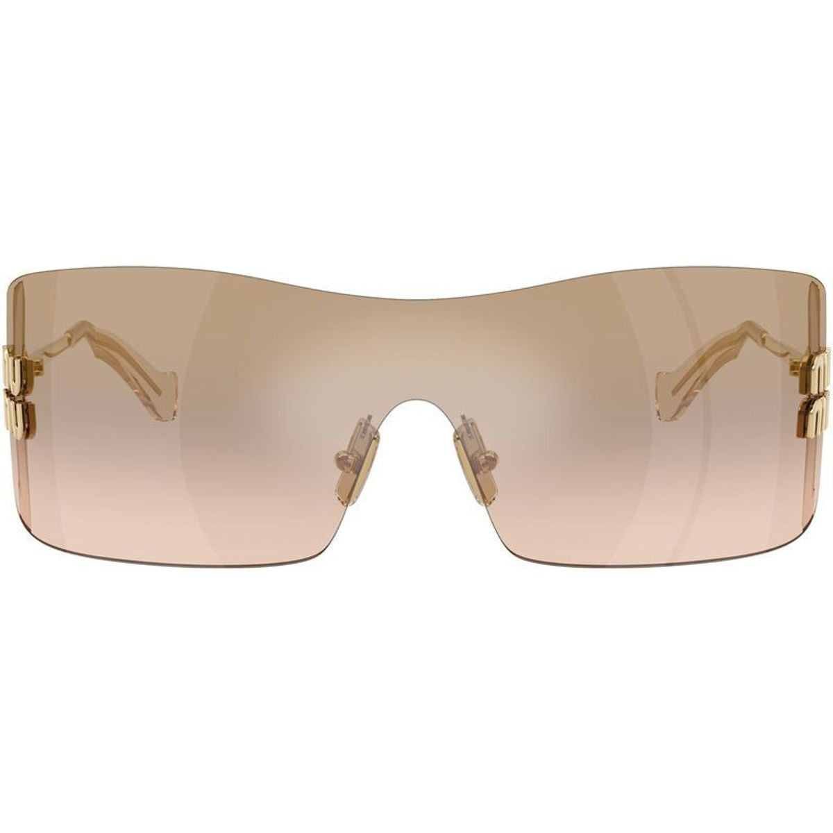 MUB53S, Gold/Light Brown Bronze Mirror Lenses