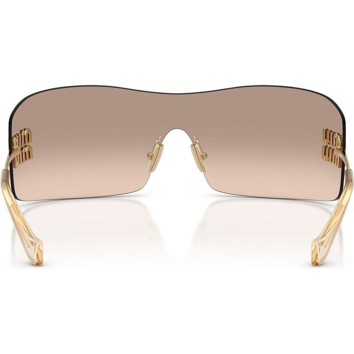 MUB53S, Gold/Light Brown Bronze Mirror Lenses