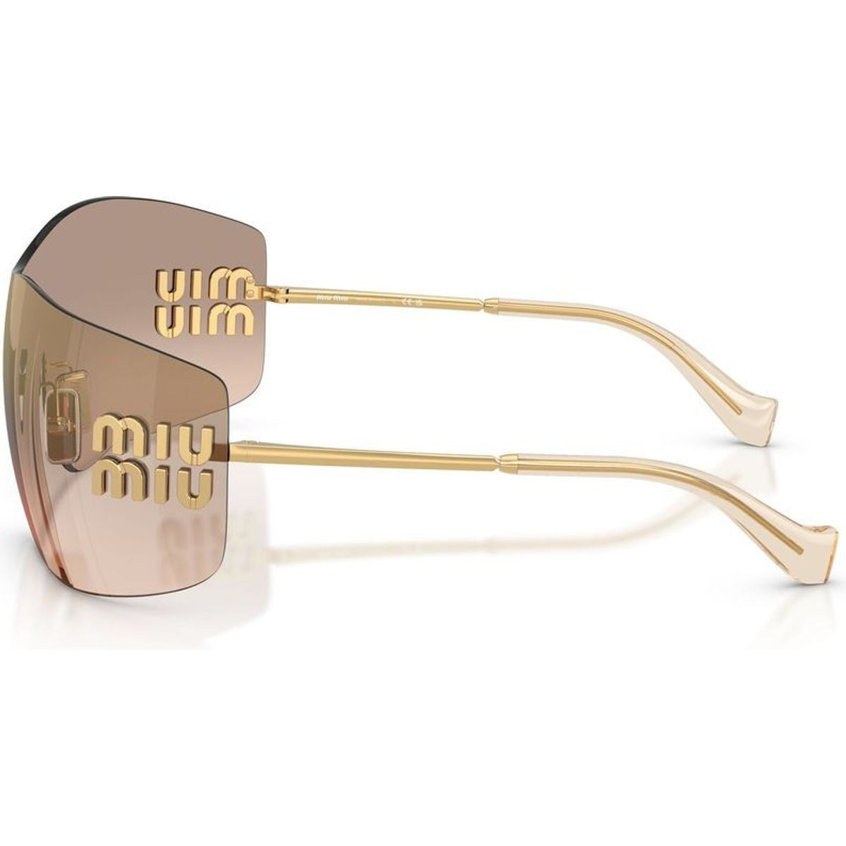 MUB53S, Gold/Light Brown Bronze Mirror Lenses