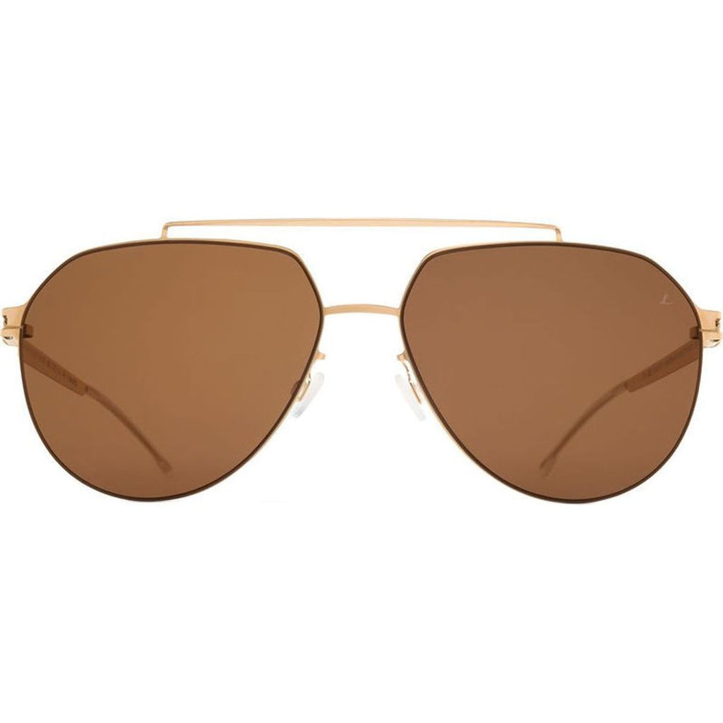 ML13, Light Champagne Gold/Leica Brown Lenses
