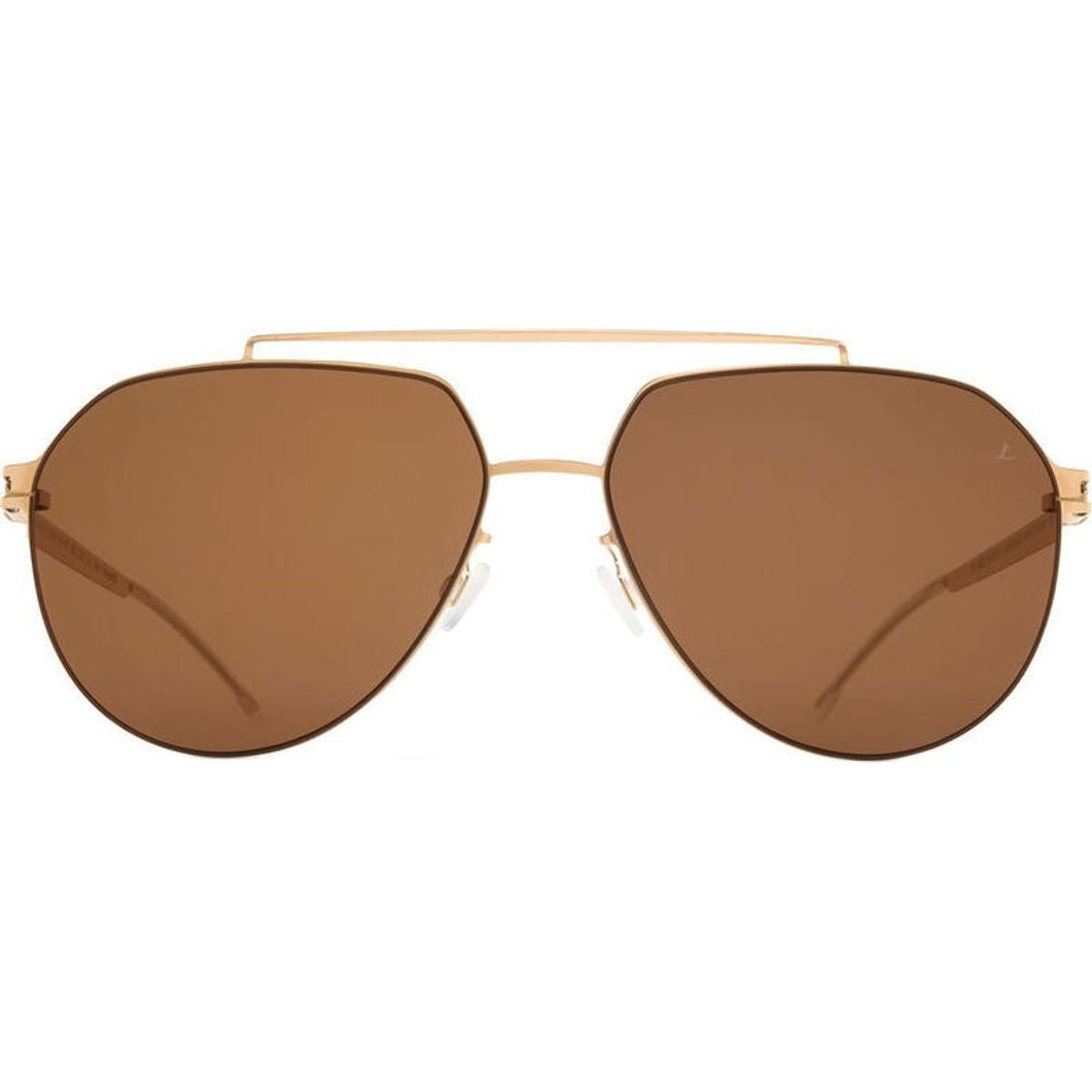 ML13, Light Champagne Gold/Leica Brown Lenses