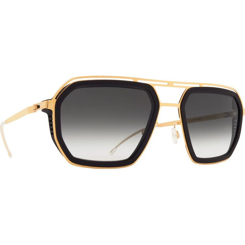 Mojave, Pitch Black and Glossy Gold/Raw Black Gradient Lenses
