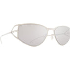 Sierra, Shiny Silver/Warm Grey Flash Mirror Lenses