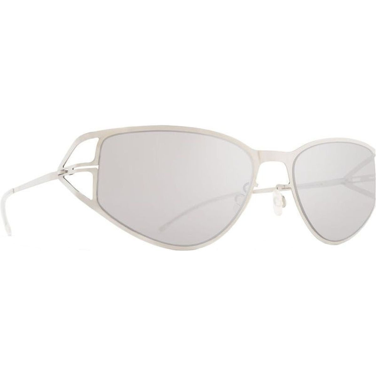 Sierra, Shiny Silver/Warm Grey Flash Mirror Lenses