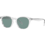 Desmon Sun V5454SU, Crystal/Teal Polarised Glass Lenses 50 Eye Size