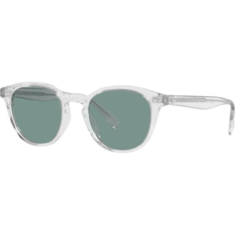 Desmon Sun V5454SU, Crystal/Teal Polarised Glass Lenses 50 Eye Size