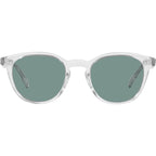 Desmon Sun V5454SU, Crystal/Teal Polarised Glass Lenses 50 Eye Size
