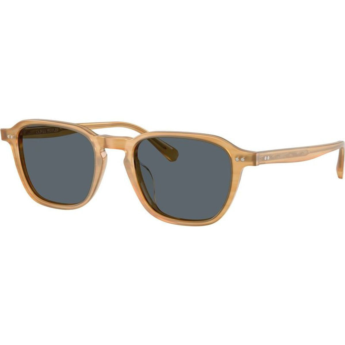 Emryn OV5598SU, Semi Matte Goldwood/Blue Glass Lenses