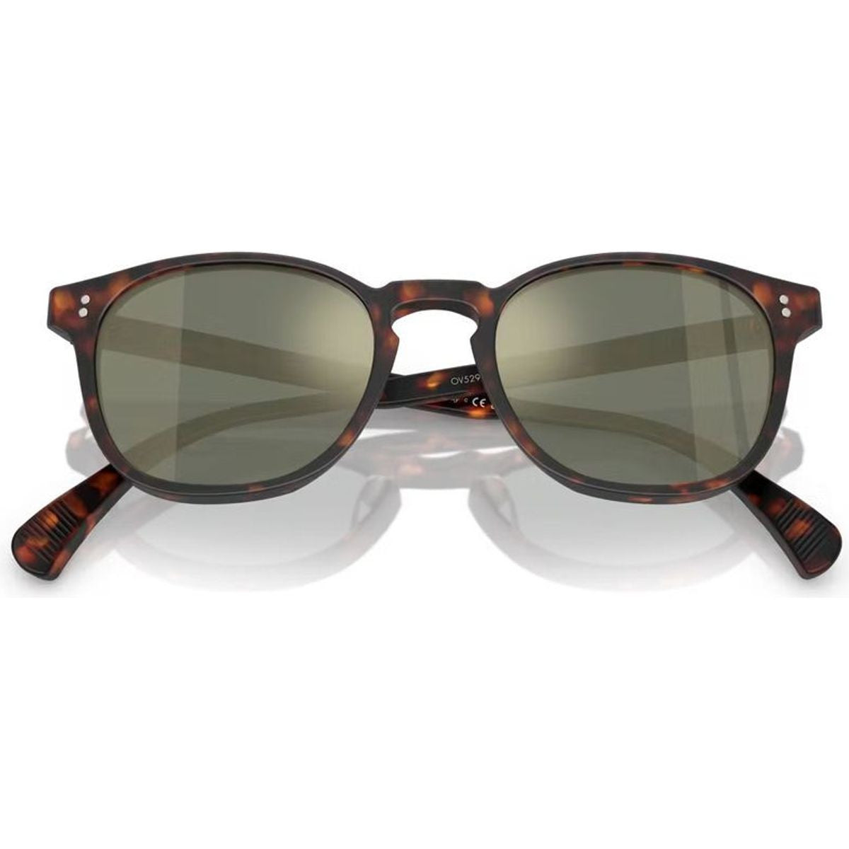 Finley Esq OV5298SU, Semi Matte Sable Tortoise/G15 Goldtone Polarised Glass Lenses