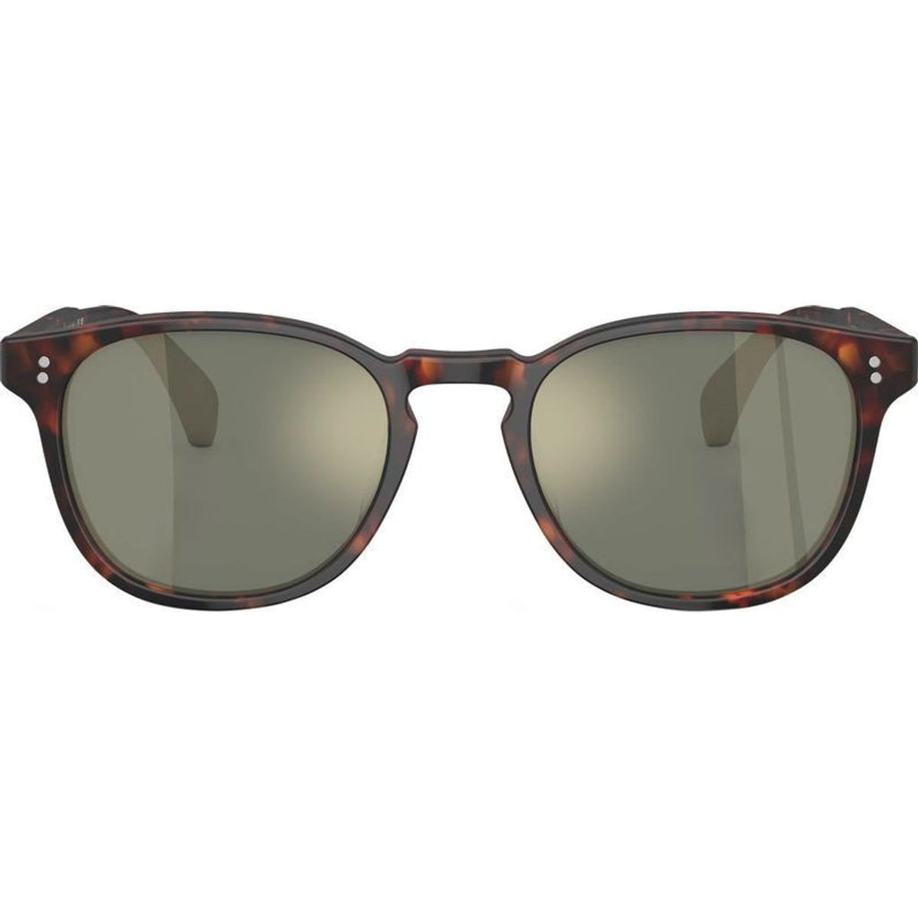 Finley Esq OV5298SU, Semi Matte Sable Tortoise/G15 Goldtone Polarised Glass Lenses 51 Eye Size