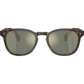 Finley Esq OV5298SU, Semi Matte Sable Tortoise/G15 Goldtone Polarised Glass Lenses 51 Eye Size