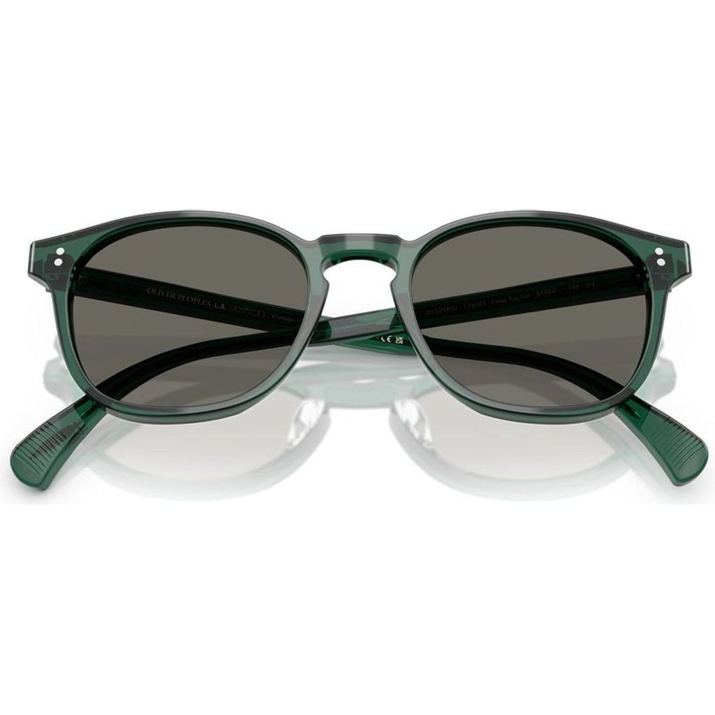 Finley Esq OV5298SU, Translucent Dark Teal/Carbon Grey Glass Lenses
