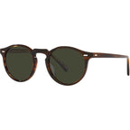 Gregory Peck OV5217S, Tuscany Tortoise/Green Glass Polarised Lenses 47 Eye Size