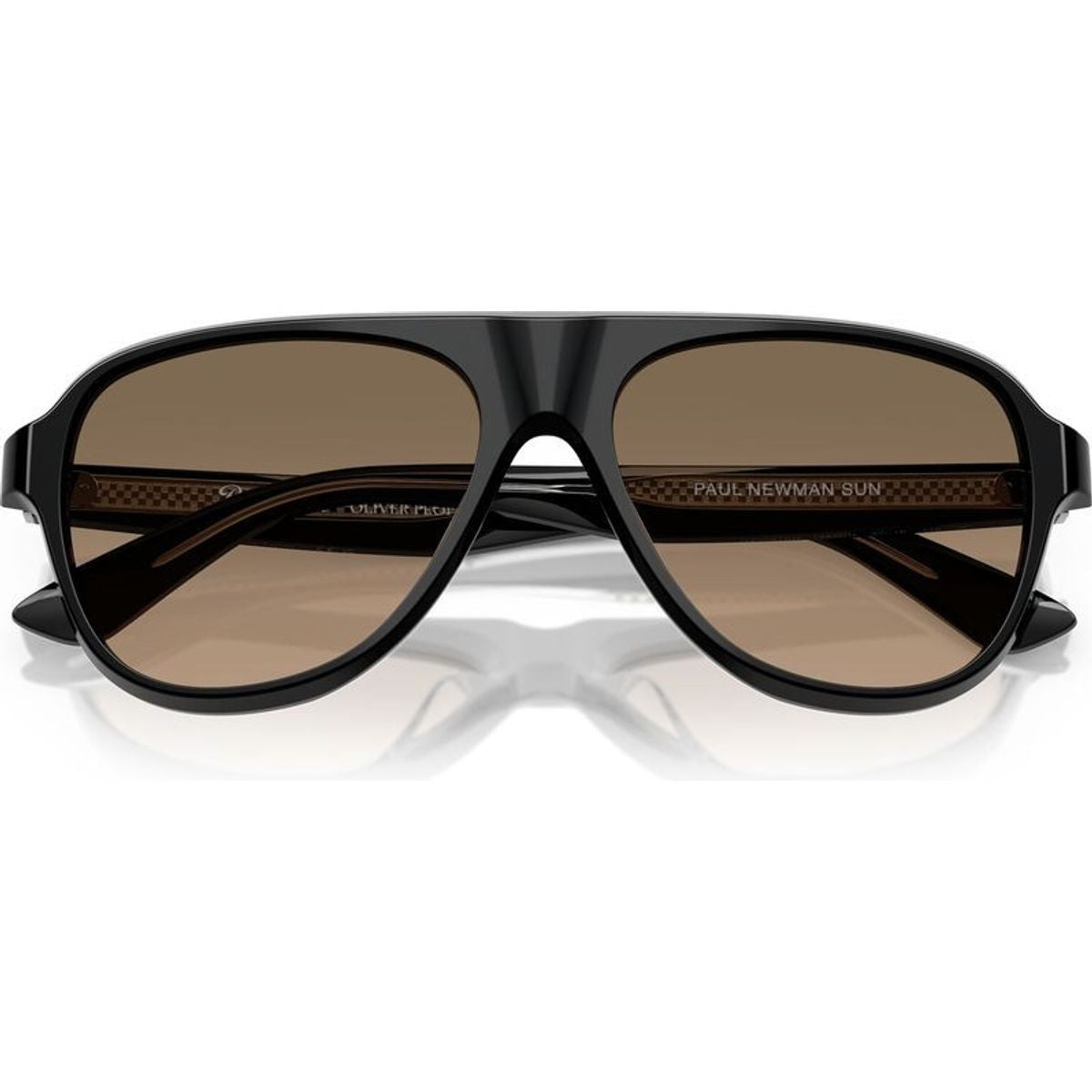 Paul Newman OV5581SU, Black/Sandstone Gradient Polarised Glass Lenses