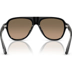 Paul Newman OV5581SU, Black/Sandstone Gradient Polarised Glass Lenses