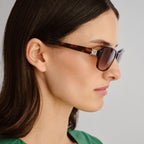 Ainsley II, Chocolate and Signature Tort/Brown Gradient Lenses