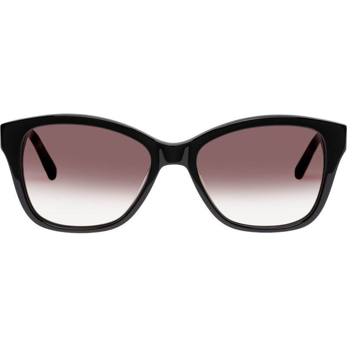 Claire, Black/Warm Smoke Gradient Lenses 54 Eye Size