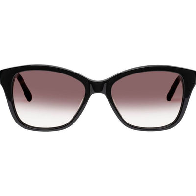 Claire, Black/Warm Smoke Gradient Lenses 54 Eye Size