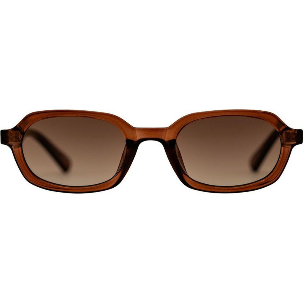 Abby, Transparent Maple/Brown Gradient Lenses