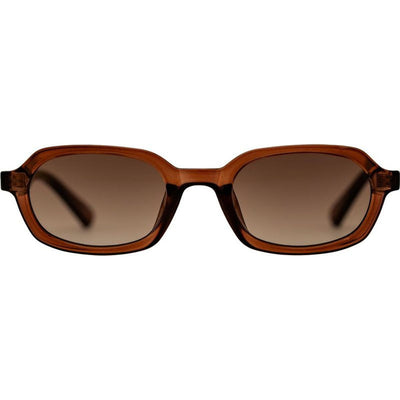 Abby, Transparent Maple/Brown Gradient Lenses