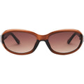 Elsa, Transparent Maple/Brown Gradient Lenses