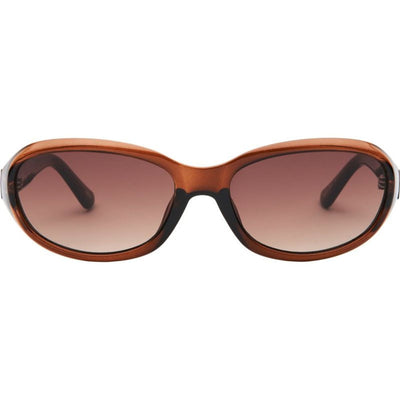 Elsa, Transparent Maple/Brown Gradient Lenses