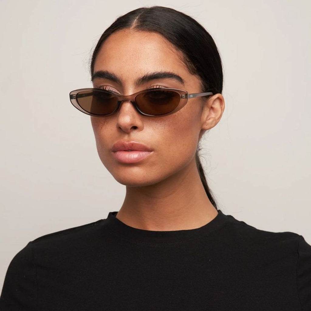 Lulu, Transparent Olive/Brown Lenses
