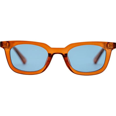 Nia, Transparent Tan/Light Blue Lenses