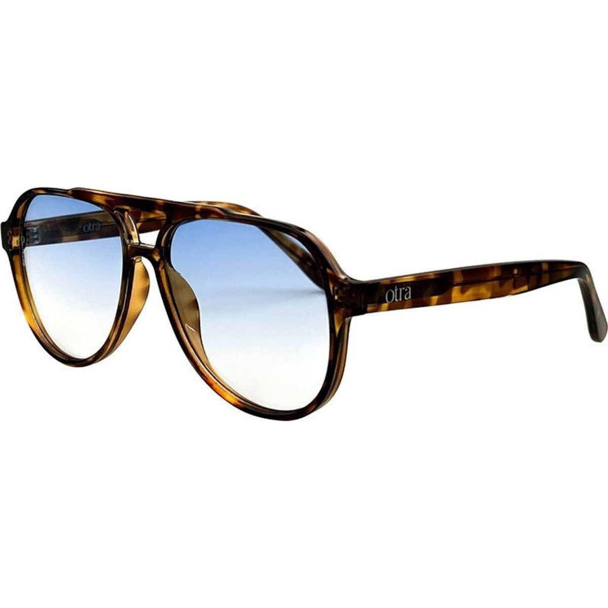 Stevie, Tortoise/Blue Gradient Lenses