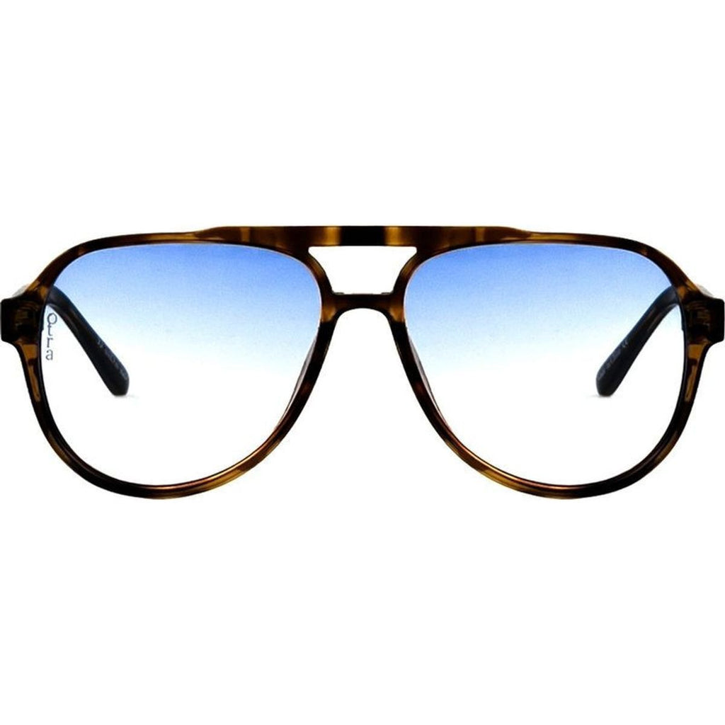 Stevie, Tortoise/Blue Gradient Lenses