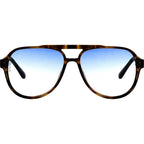 Stevie, Tortoise/Blue Gradient Lenses