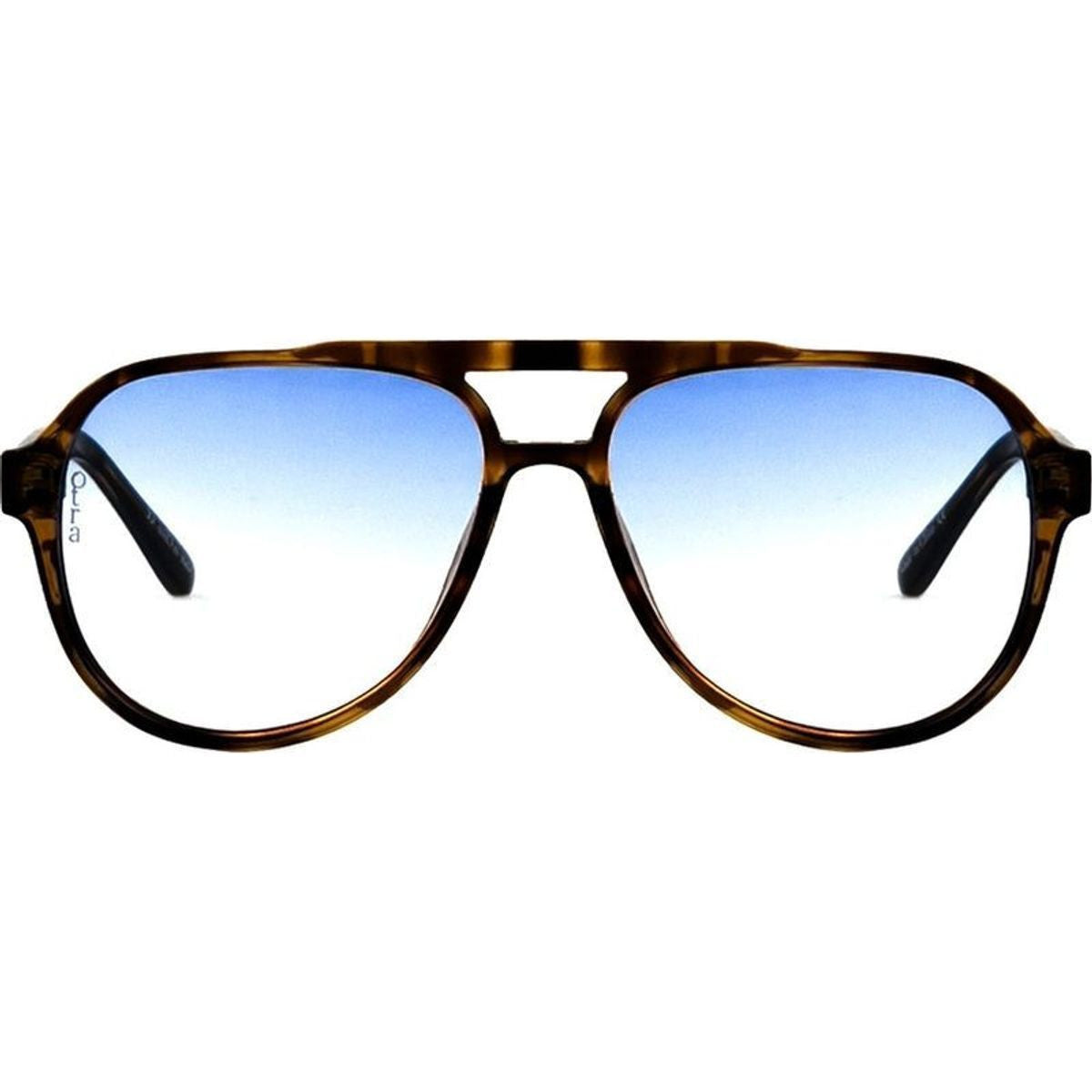 Stevie, Tortoise/Blue Gradient Lenses