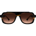 Positivy, Translucent Yellow Stripe/Brown Gradient Lenses