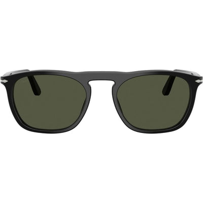 Gae PO3391S, Black/Green Glass Lenses 53 Eye Size